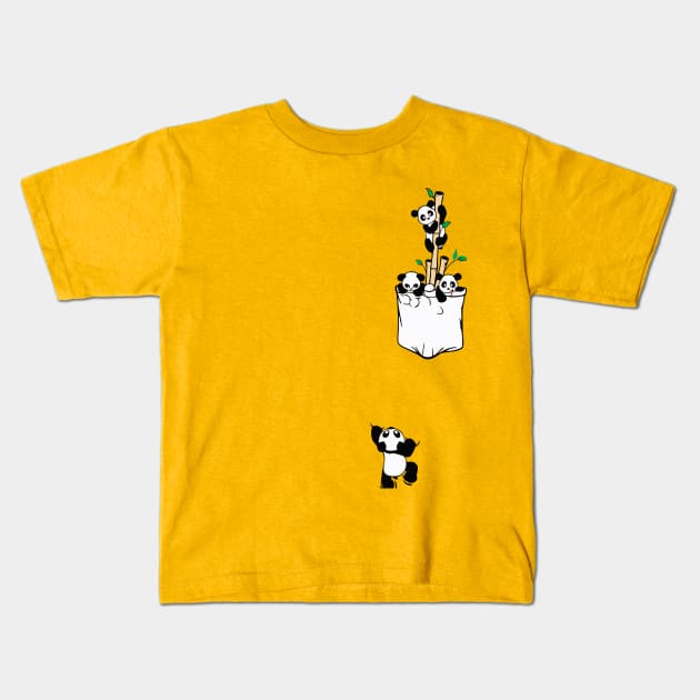 panda Kids T-Shirt by Bxnny.Arts